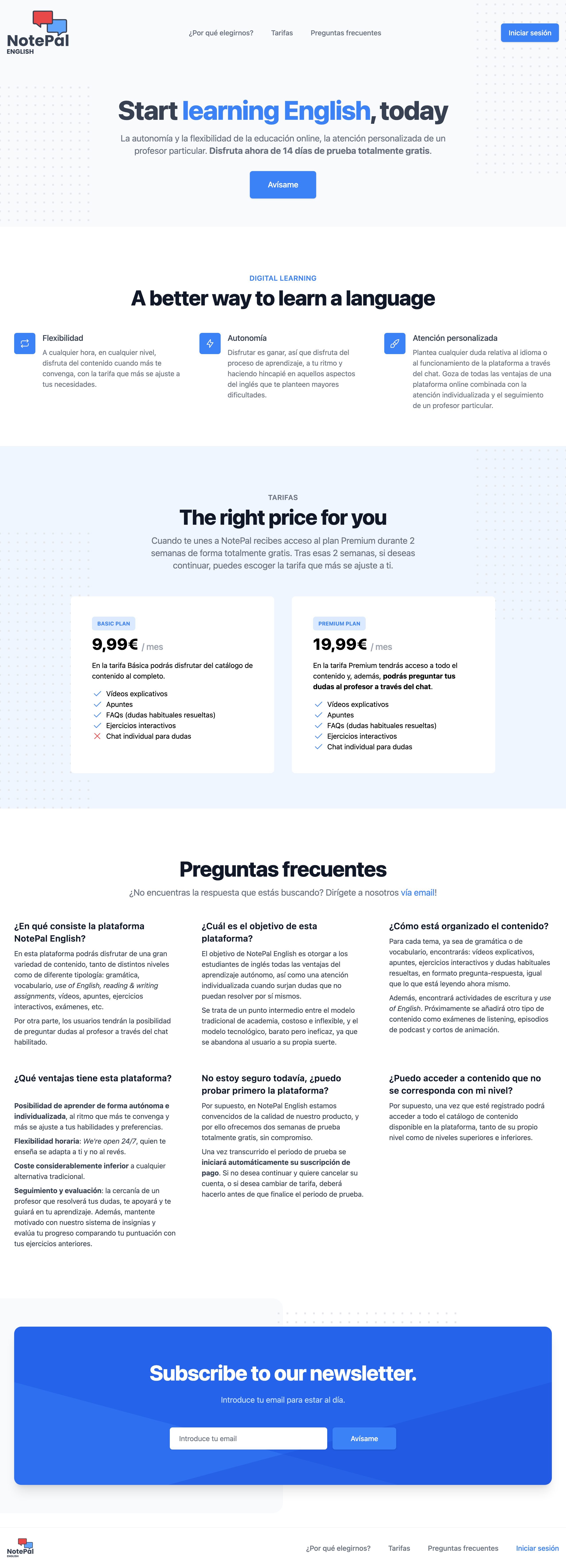 Screenshot of Notepal
